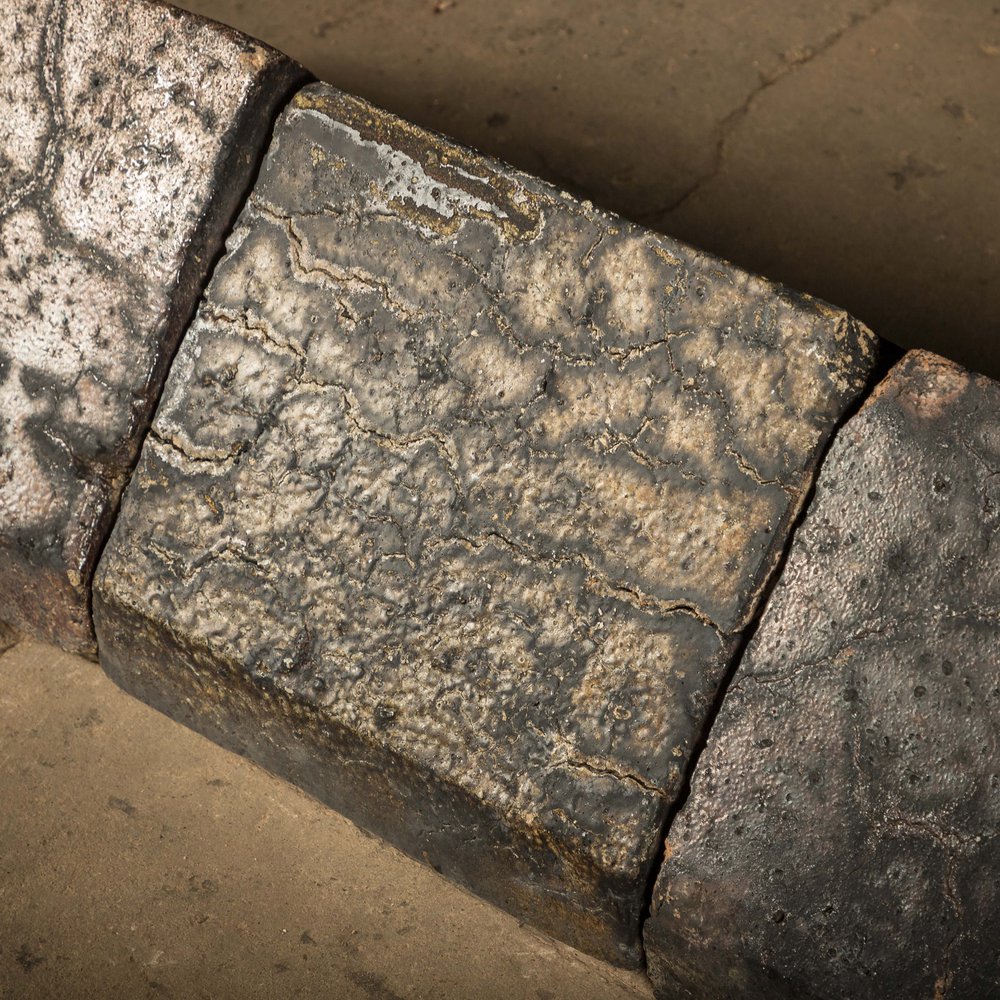 Triangle Wall Capping, Staffordshire Blue - A Run of 16 Metres