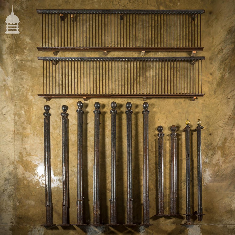 Barton & Bollard Complete Cast Iron Three Section Edwardian Stable Block from Askham Park Circa 1900