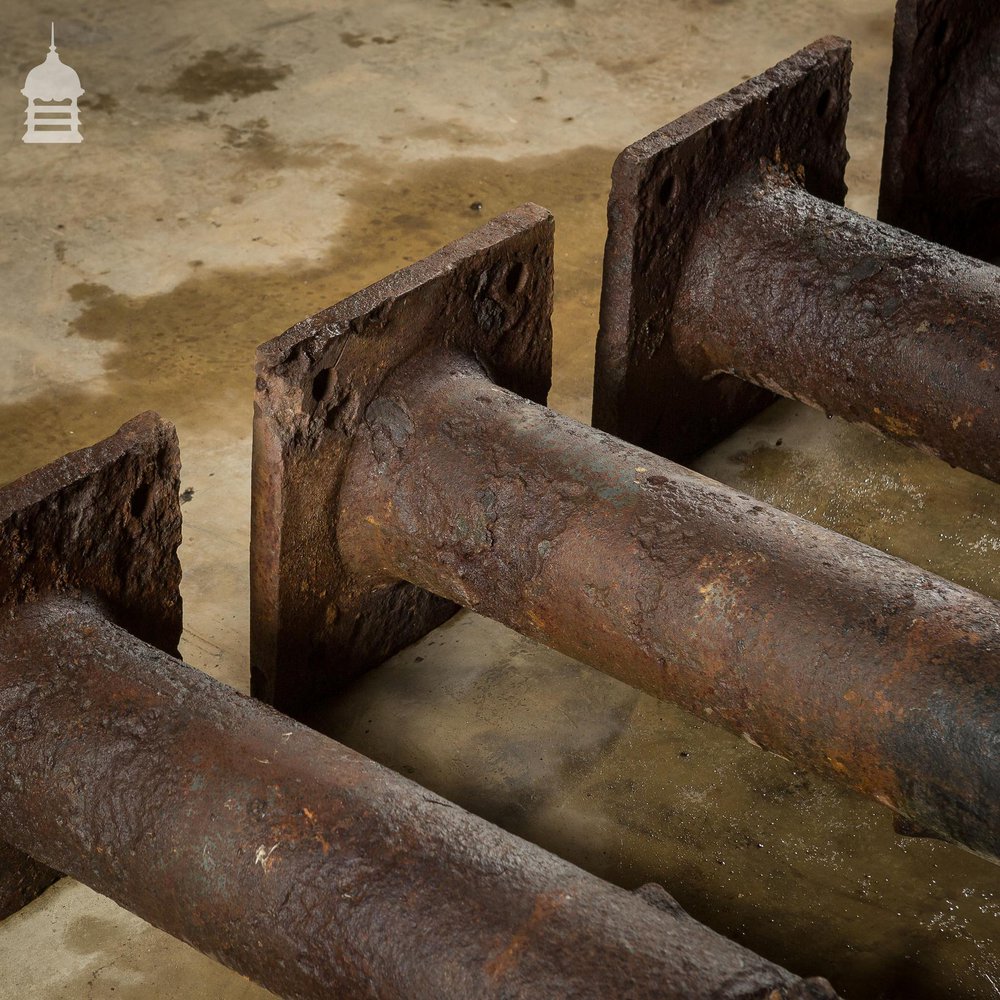 Barton & Bollard Complete Cast Iron Three Section Edwardian Stable Block from Askham Park Circa 1900