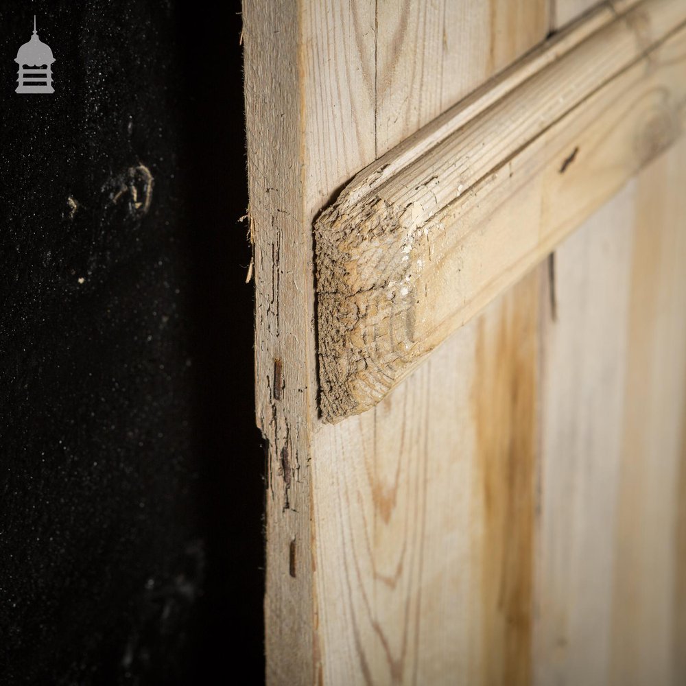 19th C Pine Beadboard Ledged and Braced Internal Cottage Door