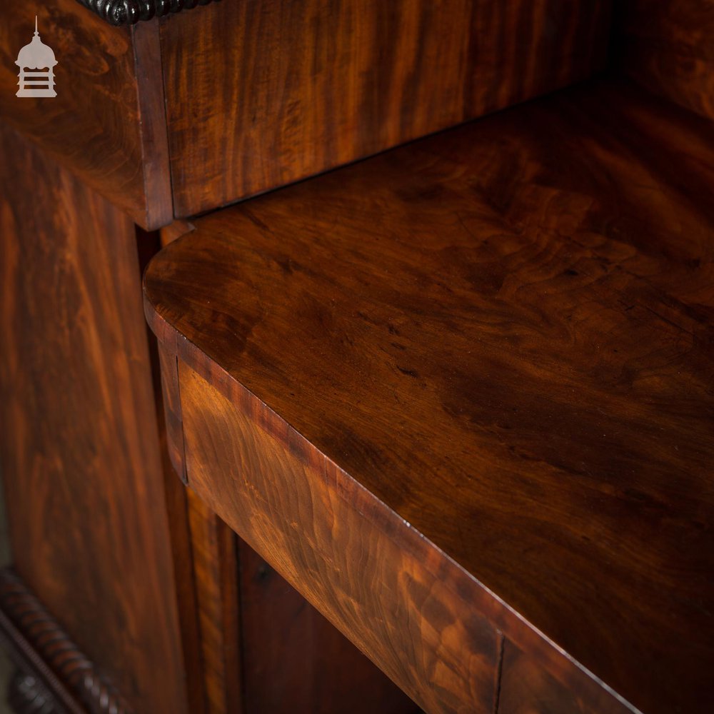 18th Century Regency Flame Mahogany Drop Centre Sideboard